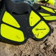 thumbnail image 3 of Seavenger Torpedo Swim Fins | Travel Size | Snorkeling Flippers With Mesh Bag For Women, Men And Kids (Neon Yellow, XS/XXS), 3 of 7