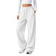 thumbnail image 2 of Neewe Classic Sweatpants for Women Casual Straight Pants High Waist Drawstring Sweatpants Baggy Athletic Trousers with Back Pockets, 2 of 7