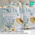 thumbnail image 2 of Jessy Home Ocean Beach Quilts Set Queen/Full Size Conch Seashell Starfish Seaweed Bedspreads Coastal Bedding, 2 of 7