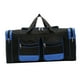 thumbnail image 5 of Bolsa de viaje de bolsillo para fitness para mujer, bolsa de viaje de gran capacidad, almacenamiento de equipaje ligero negro azul, 5 of 8