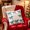 Blue, variant on VANLOFE Embroidered Bow Pillow Cover, Chenille Christmas Cushion Cover, Christmas Gift for Adding Raised Textile Detail to a Sofa or Bed, 17.72 x 17.72 Inch Polyester Cover without an Insert