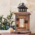 thumbnail image 2 of Grandest Birch Wooden Candlestick Anti-rust Elegant Ornamental Vintage Tealight Candle Holder Hanging Garden Decor for Home Exquis, 2 of 7