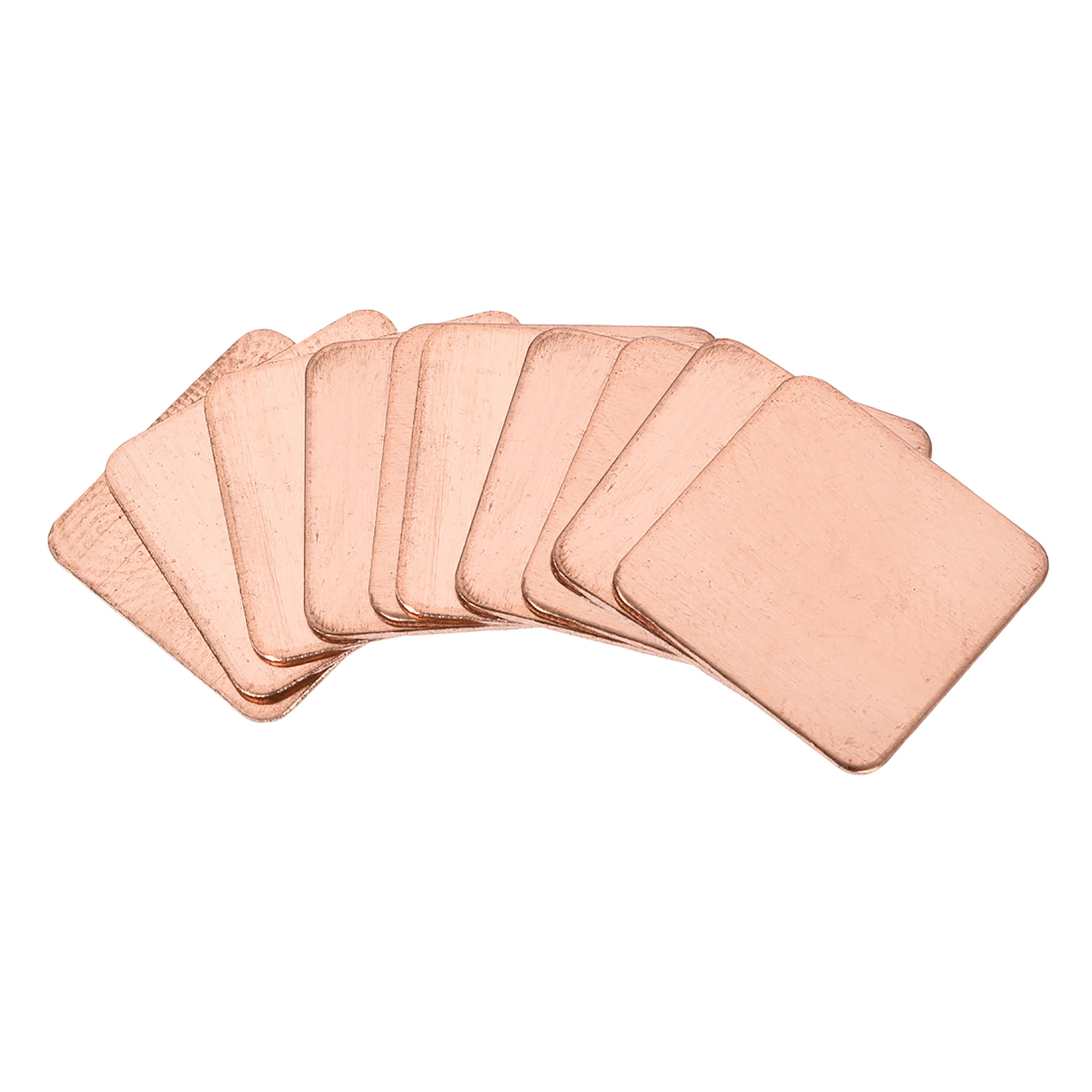 Flat Thermal Pad IC Chipset Copper Heatsink for CPU GPU RAM Chip 15 x