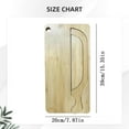 thumbnail image 4 of Valentine's Day Clearance, Bread Bow 8 Inch with Matching Crumb Tray Left Right Handed Design Serrated Rustic Farmhouse Kitchen Tool Loaf Slicing Gadget | for Restaur, 4 of 5