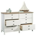 thumbnail image 3 of Pemberly Row Commode Double à 6 Tiroirs en Blanc Doux, 3 of 10