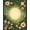 Peach, Pattern 20, variant on ODIKA 4'x6' Machine Washable Non-Slip Area Rug, Floral Blossom Rhapsody High Traffic Rug, Pink, 200023
