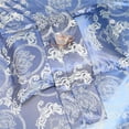 thumbnail image 4 of Juego de edredón nórdico y fundas de almohada Luxury Blue Palace Quilt, 4 of 5