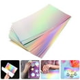 thumbnail image 4 of 10 Feuilles de Cardstock Multi-Usage, Autocollants Holographiques pour Bricolage, 4 of 8
