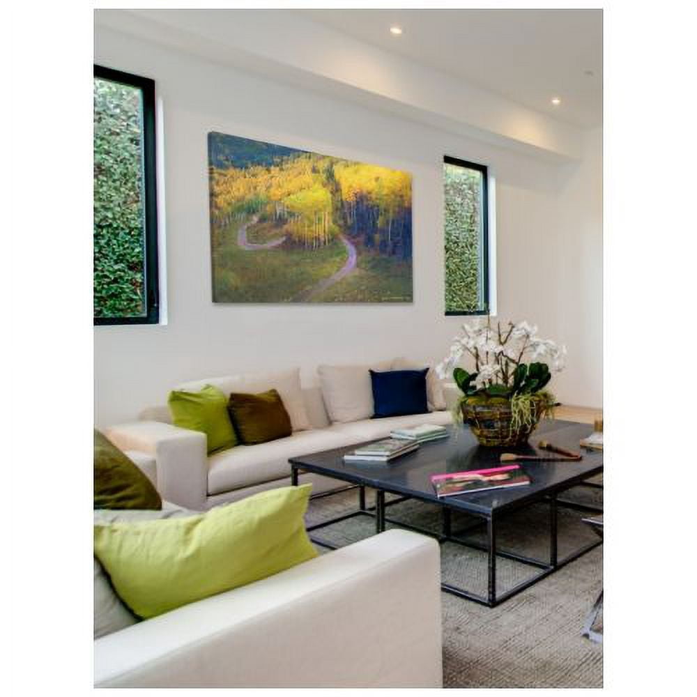 "Old Pass Road" Painting Print on Wrapped Canvas
