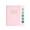 Pink, variant on Daily Weekly Monthly Planner with Monthly Index Labels Ribbon Bookmark 400 College Ruled Pages School Office Supplies