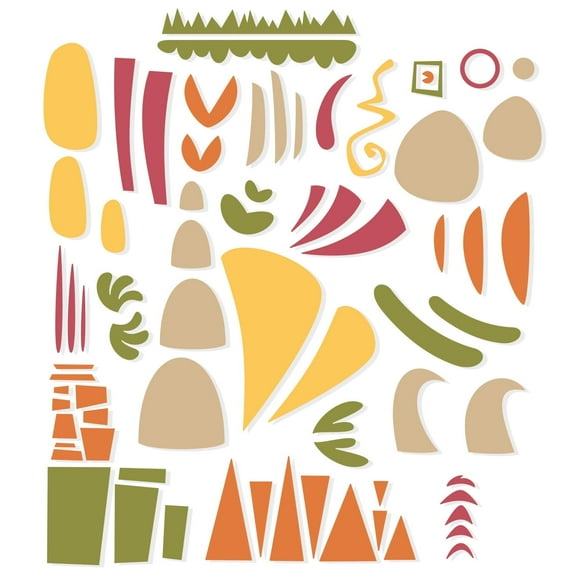 Sizzix Thinlits Die Set 59PK Infinite Doodles #1