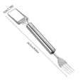 thumbnail image 3 of Cortador De Sandía Y Tenedor Para Servir 2 En 1 De Acero Inoxidable Con Mango Ergonómico, Agarre Antideslizante Para Cortar Sin Esfuerzo, Seguro Y Portátil Para Acampar.,Vsgery, 3 of 6