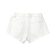 thumbnail image 4 of 2026 New Low Rise Shorts for Women High Stretchy Micro Shorts Y2K Summer Denim Shorts(White,30), 4 of 5