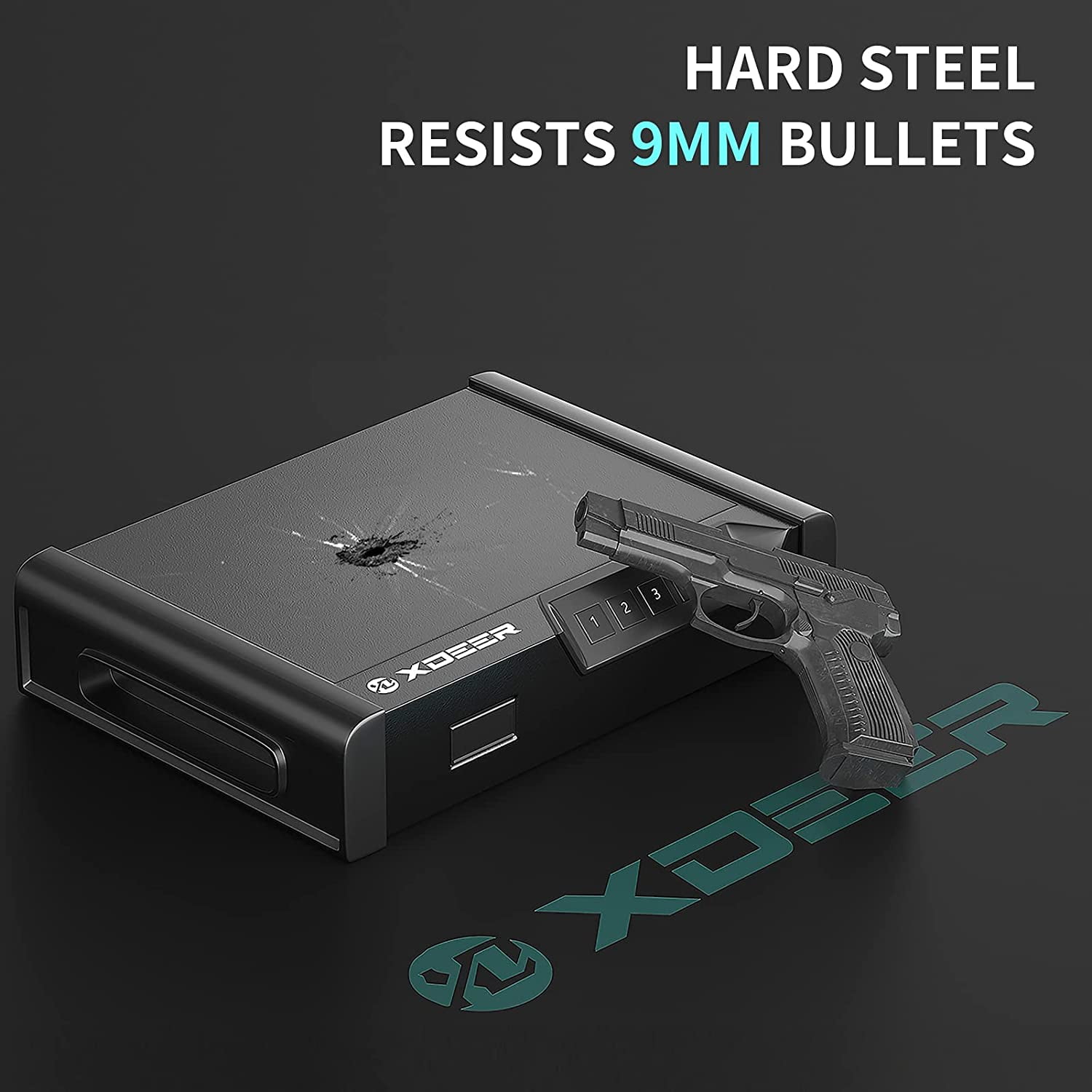 Buy RPNB Gun Safe,California DOJ Certified Quick-Access Pistol Safe For Ultiple Handguns&Ao