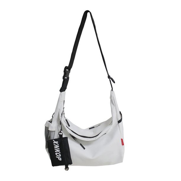 Bolso de hombro estilo coreano estilo retro con herramientas, bolso cruzado informal de color sólido para estudiantes, personalizado