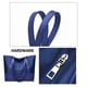 thumbnail image 3 of Bolsa de hombro grande de cuero sintético de oxford con capacidad para mujeres azules, tejido de mezcla suave, 3 of 6