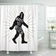 thumbnail image 1 of ABPHQTO Cortina de ducha con letras I Want to Believe Yeti Sasquatch amarillo 152x180 cm ABPHQTO PKNMT60x72Shower-6209, 1 of 2