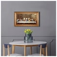 thumbnail image 6 of The Last Supper by Da Vinci The World Classic Art Reproductions,Giclee Prints Framed WallArt for Home Decor,Image Size:24x12 inches,Italy Style Luxurious Gold Embossing Framed Size:28.5x16.5 inchs, 6 of 8
