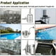 thumbnail image 5 of 2X Válvula de Flotador de Agua de 1/2 Pulgada A 3/4 Pulgada, Válvula de Flotador de Acero Inoxidable, Válvula de Flotador de Controlador de de Agua Completamente Automática, 5 of 8