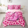 thumbnail image 2 of Homewish Cowgirl Hat Boots Bedding Comforter Set 7pcs for Kids Children Teens,Cow Print Queen Bedding Sets Super Cozy,Western Theme Queen Sheet Sets,Luxury Bedroom Decor,Reversible, 2 of 8