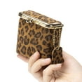thumbnail image 6 of Genuine Leather Leopard Print Coin Purse Storage Organiser For Cash Keys Cards Travel Accessories Holder, 6 of 8