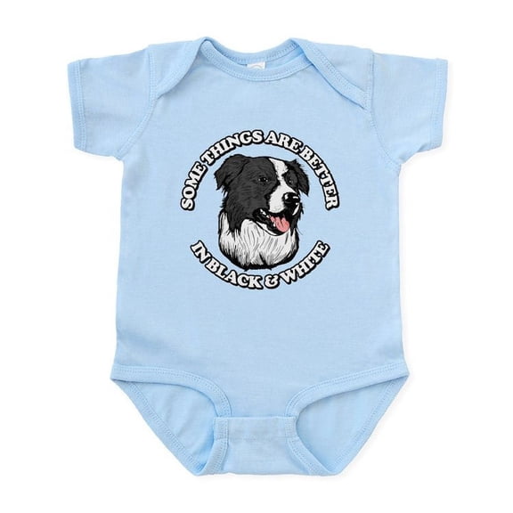 CafePress - Some Things Are Better In Blac Baby Light Bodysuit - Baby Light Bodysuit, Size Newborn - 24 Months