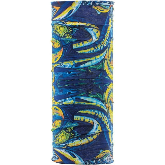 Flying Fisherman SB1858 SunBandit UV Protective Face Mask, Multifunctional Bandana, Wear Up to 12 Ways, Bluewater