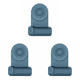 thumbnail image 1 of Soporte para Selfie 3 en 1 Compatible Con Dientes Android/iOS (actualización) Azul, 1 of 8