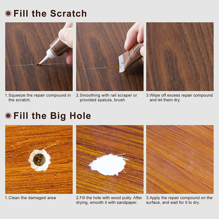 4 Sets floor repair wax furniture touch up kit laminate floor