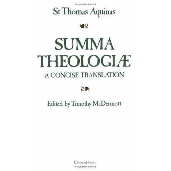 Summa Theologiae: A Concise Translation (Paperback)