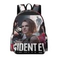 thumbnail image 1 of Resident Evil-theme Backpack, Campus style schoolbag Bookbag with Adjustable Shoulder Straps And Large Zip Compartment, Unisex Travel Bags.42x30x15cm, 1 of 6