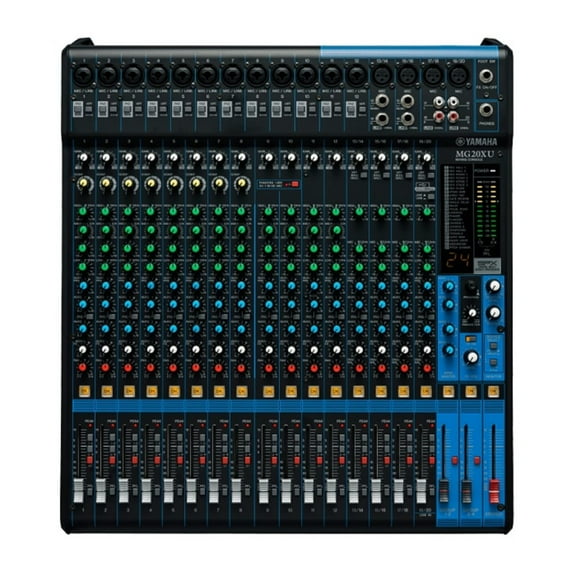 Mezcladora MG20XU Yamaha Pasiva 20 Canales Yamaha Kit Montaje en Rack incluído