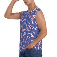 thumbnail image 3 of Kdxio Beau Koi Poisson Débardeur Homme Musculation Gym Chemises Décontractées Sans Manches-3TG, 3 of 7