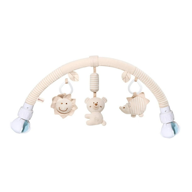 Arco de juguete para cochecito de bebé, accesorios para cuna, asiento de coche, cuna para bebés de 0 a 12 meses oso