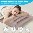 thumbnail image 6 of Cassia Seed Pillow Core Cervical Support Pillow for Neck Pain Relief, Orthopedic Bed Pillow for Side Back Stomach Sleepers, Adjustable Firm Pillow for Adults, Hotel Quality Home Bedroom Sleep Comfort, 6 of 6