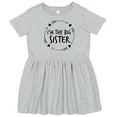 thumbnail image 3 of Inktastic I'm the Sister Girls Toddler Dress, 3 of 5