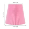 thumbnail image 2 of Minkissy Cloth Lamp Shade For Table Lamp Pink Simple Minimalist Indoor Use 1Pcs, 2 of 7