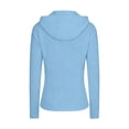 thumbnail image 6 of BUIGTTKLOP Womens Plus Size Sun Protection Hoodies Zip up Long Sleeves Shirt Lightweight Jacket with Pockets, 6 of 6