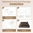 thumbnail image 6 of Orthopedic Dog Bed for Medium Dogs, Waterproof Memory Foam Medium Dog Beds with Sides, Non-Slip Bottom and Egg-Crate Foam Medium Dog Couch Bed with Washable Removable Cover,Brown, 6 of 18