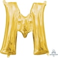 thumbnail image 1 of Anagram International Party-Eh! Gold Letter M Balloon, 1 of 1