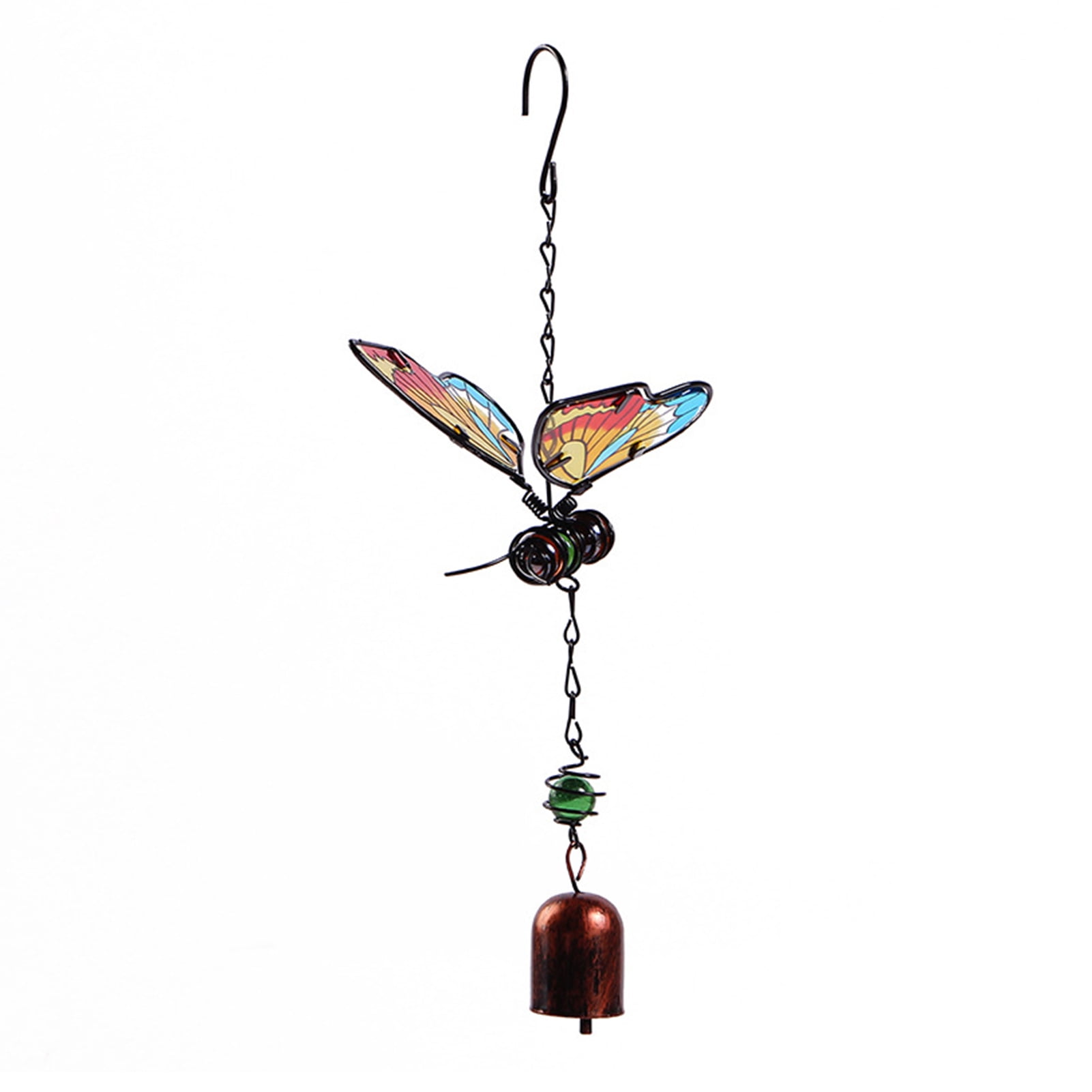 Details about   70cm Butterfly Bell Wind Chimes Creative Home Yard Garden Hanging Window Decor 