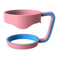 thumbnail image 4 of Ounissouiy Vaso de 30 onzas, soporte con asa para taza, agarre antideslizante, asas de acero inoxidable para café, estante para bebidas de viaje Organizadores de utensilios de cocina, 4 of 6