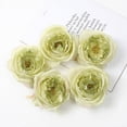 thumbnail image 5 of Artificial Flowers Bright Fastness Silk Persistent Beautiful Simulates Flower for Bedroom Decoration Green, 5 of 5