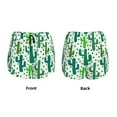 thumbnail image 3 of Balery Cactus 1 Pantalones cortos deportivos para mujer con forro y dos bolsillos, elásticos, para entrenamiento, gimnasio, yoga-X-Large, 3 of 7