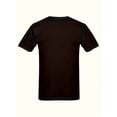 thumbnail image 4 of Men's Black Cotton T-Shirt with Music-Themed Graphic Print - "My Brain is 99.9% Song Lyrics" - Casual Round Neck Tee for Music Lovers, Short Sleeve, Lightweight & Breathable Fabric, 4 of 4