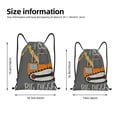 thumbnail image 4 of Bingfone I Like Big Digger Drawstrings Backpacks Bags For Men Women Gym Drawstrings Bag, 4 of 9