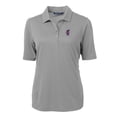 thumbnail image 2 of Women's Cutter & Buck  Gray Florida Gators Swinging Gator DryTec Virtue Eco Pique Recycled Polo, 2 of 3