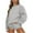 64#Gray, variant on Womens Oversized Sweatshirt Crewneck Pullover Casual Long Sleeve Tops Basic Fall Fashion Outfits 2025 Brown S