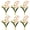 Pink, variant on Lynono Co.,Ltd 6 Piece Metal Napkin Rings Easy to Clean Dishwasher Safe Delicate Serviette Buckles for Everyday Use and Celebration