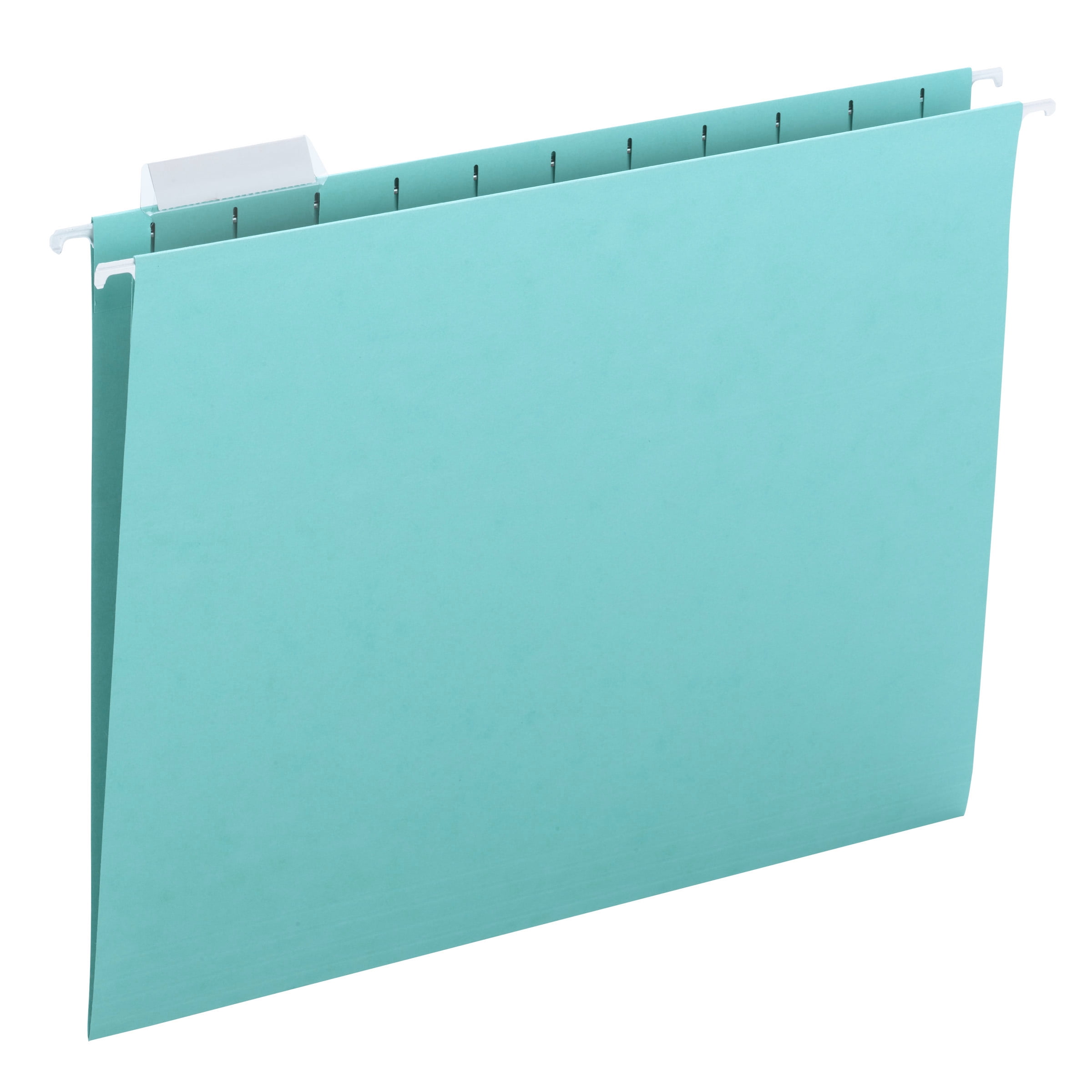 Smead Hanging Folders with 1/5 Cut Tabs Aqua 25/BX Letter (64058 ...